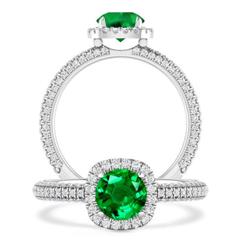 White Gold - Emerald