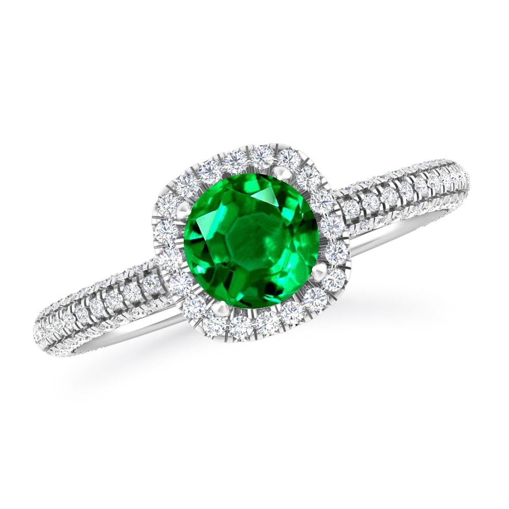 White Gold - Emerald