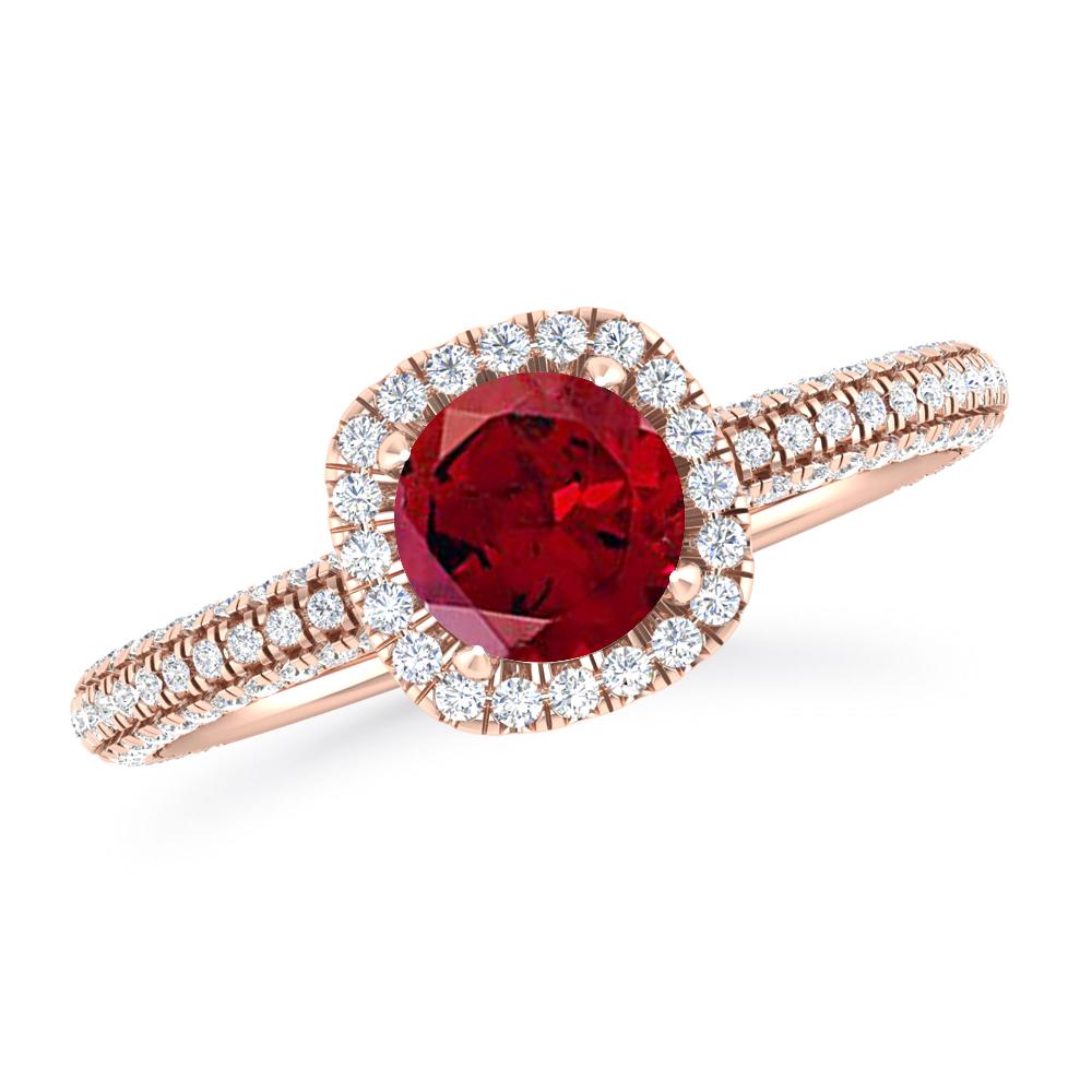 Rose Gold - Garnet