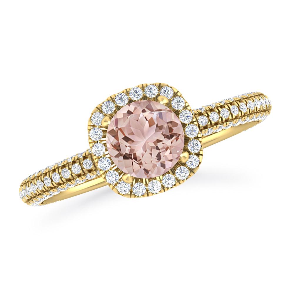 Yellow Gold - Morganite