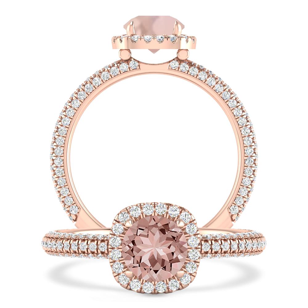 Rose Gold - Morganite