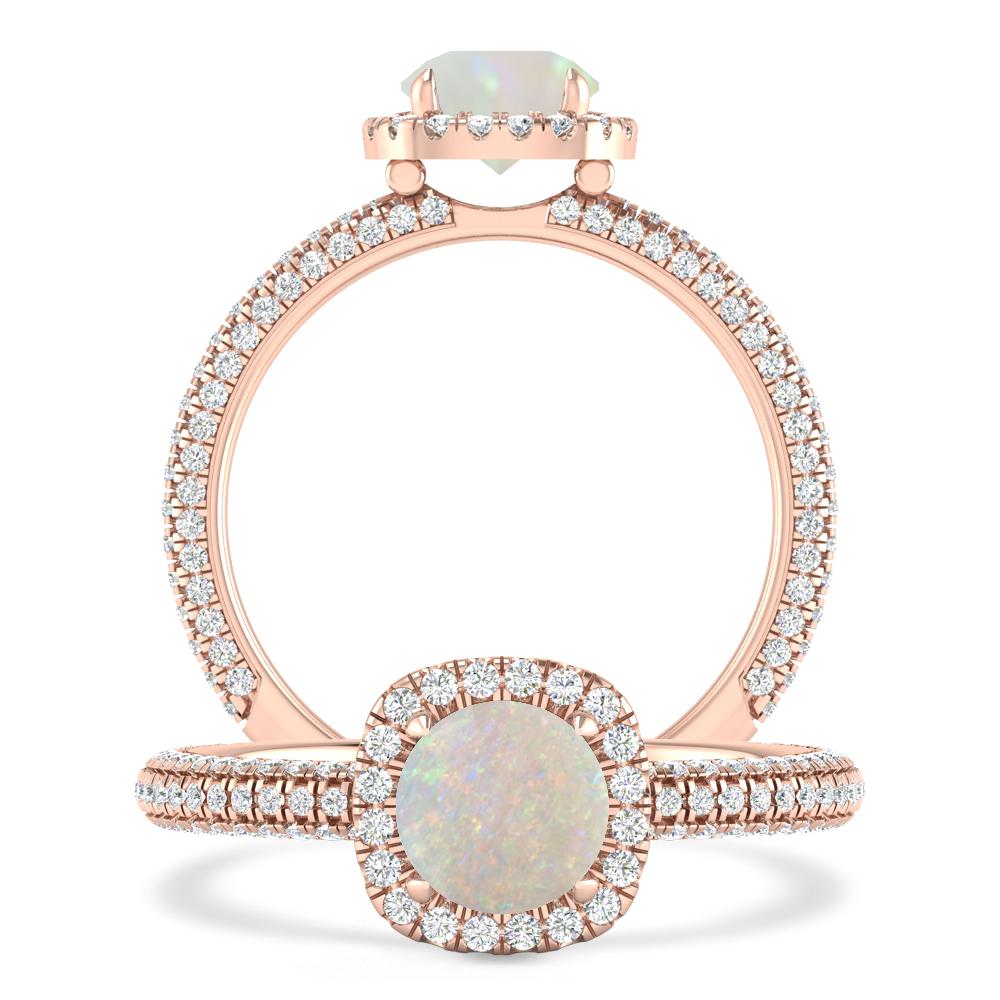 Rose Gold - Opal