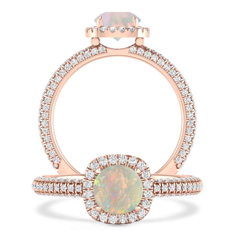 Rose Gold - Opal