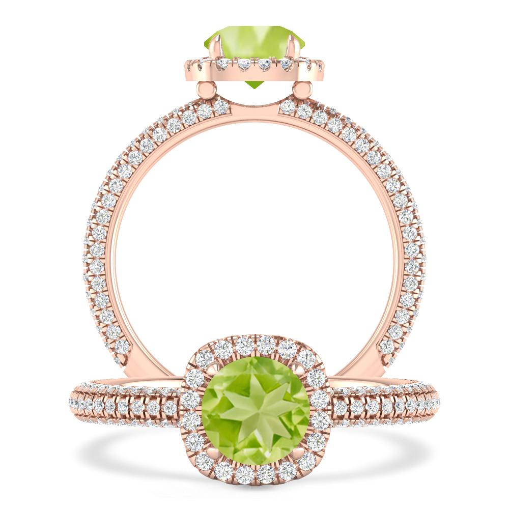 Rose Gold - Peridot