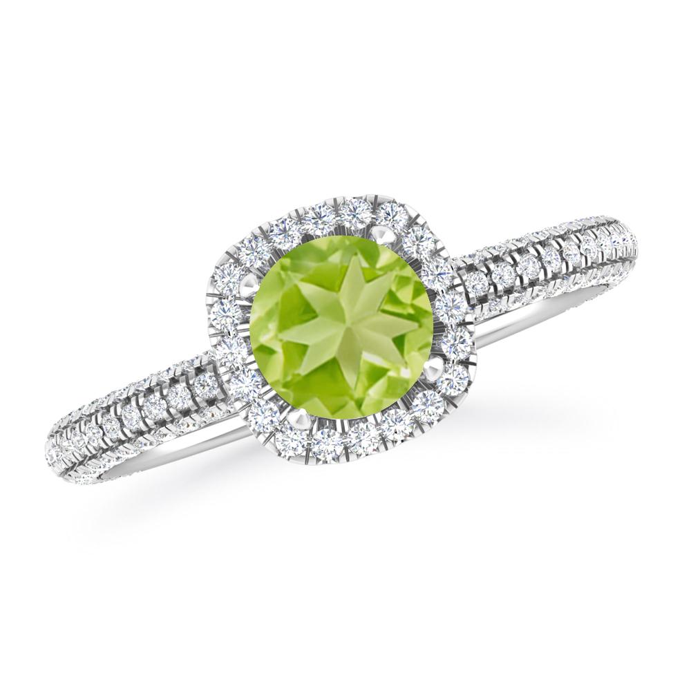 White Gold - Peridot