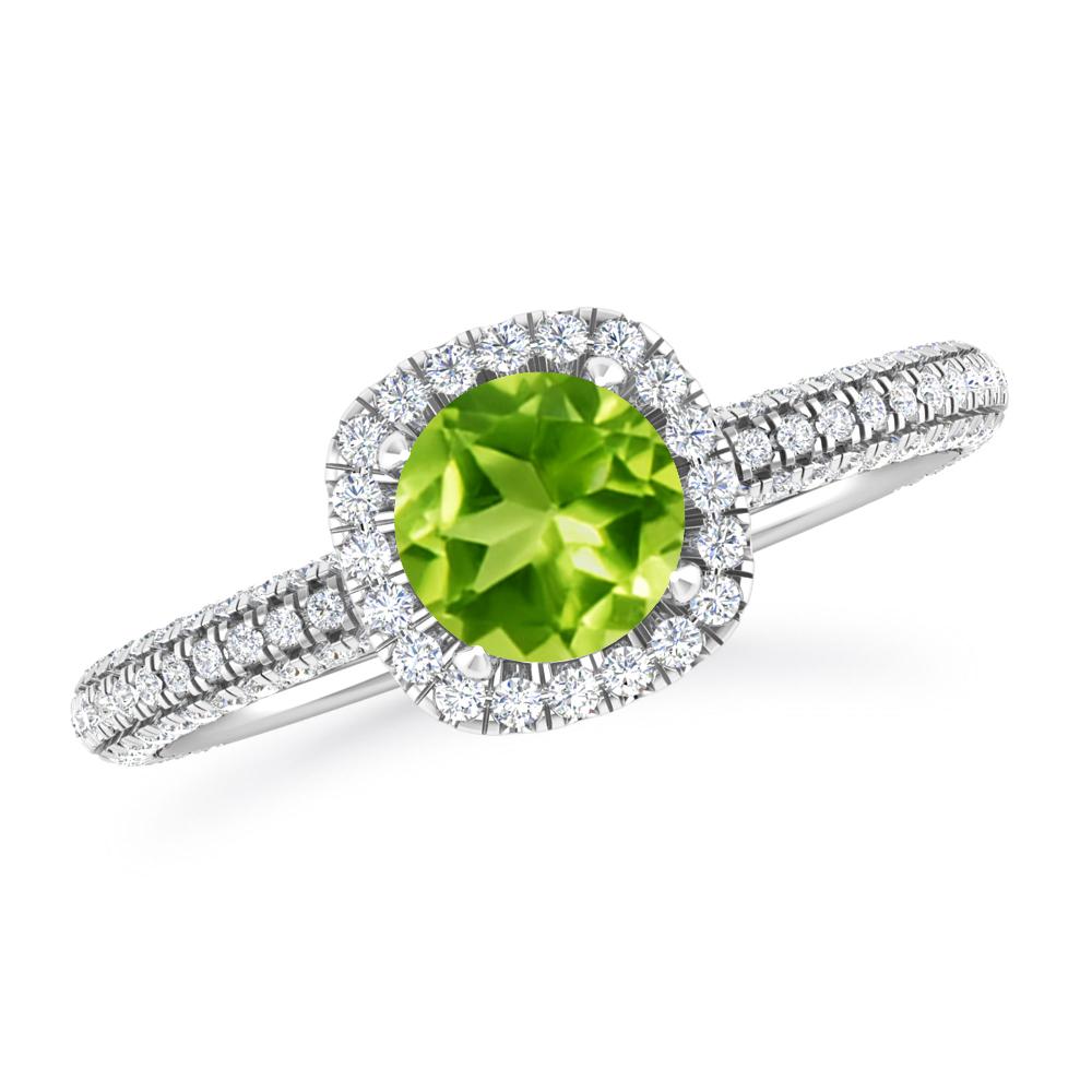 White Gold - Peridot