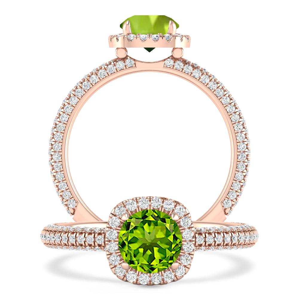 Rose Gold - Peridot