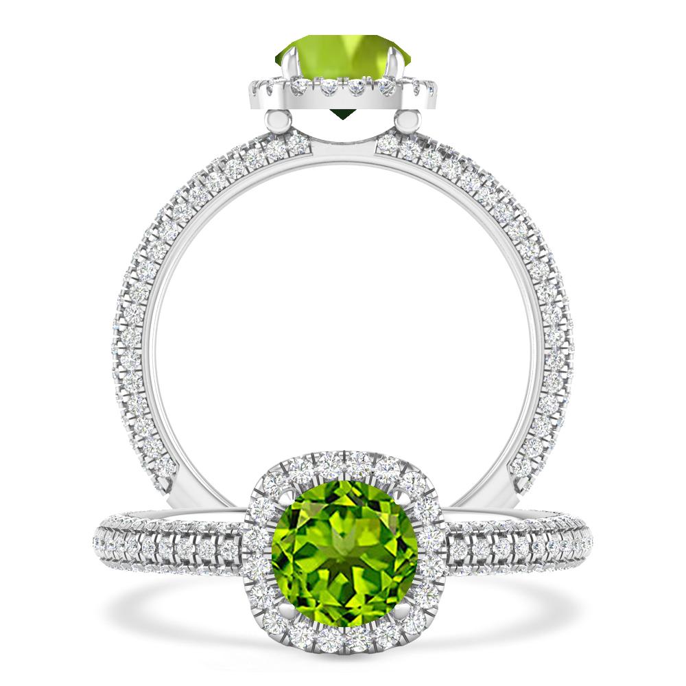 White Gold - Peridot