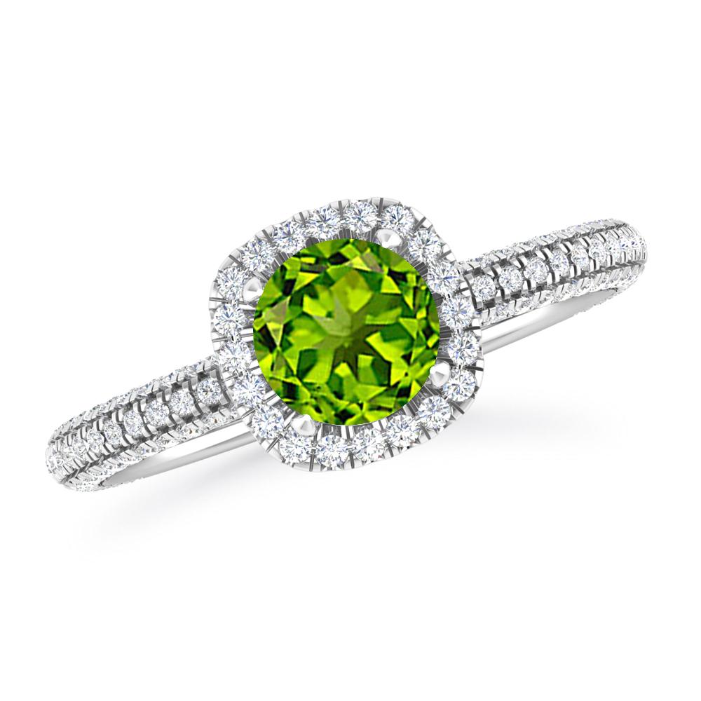 White Gold - Peridot