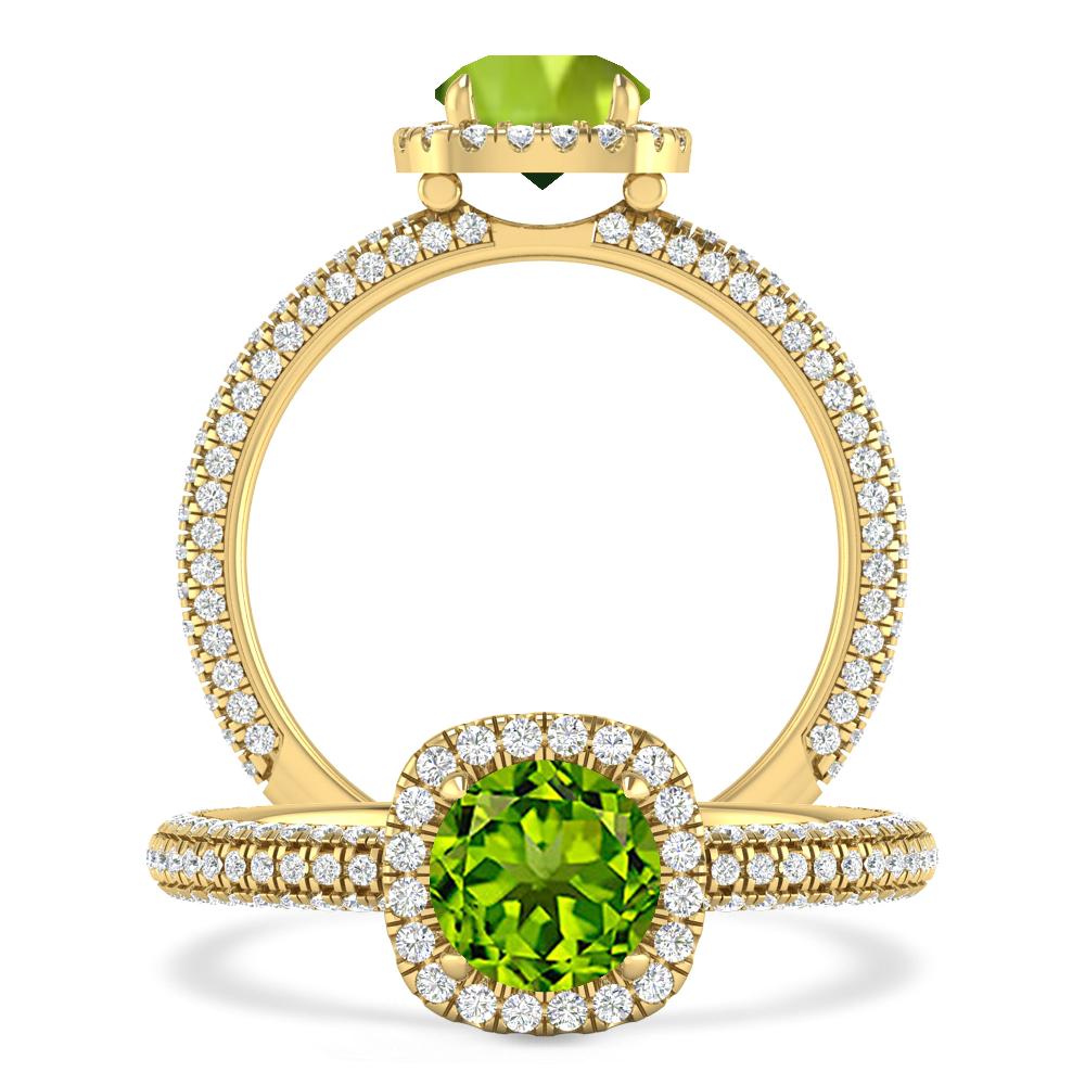 Yellow Gold - Peridot