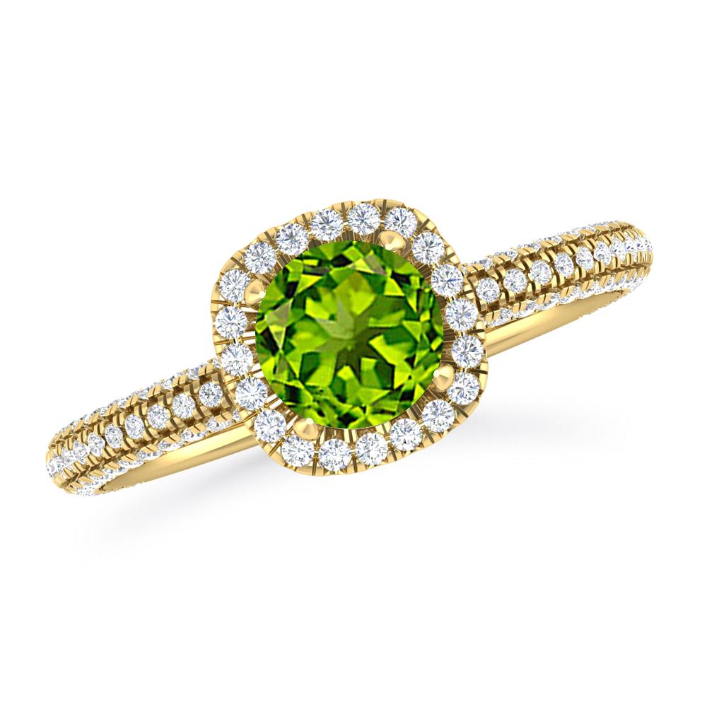 Yellow Gold - Peridot