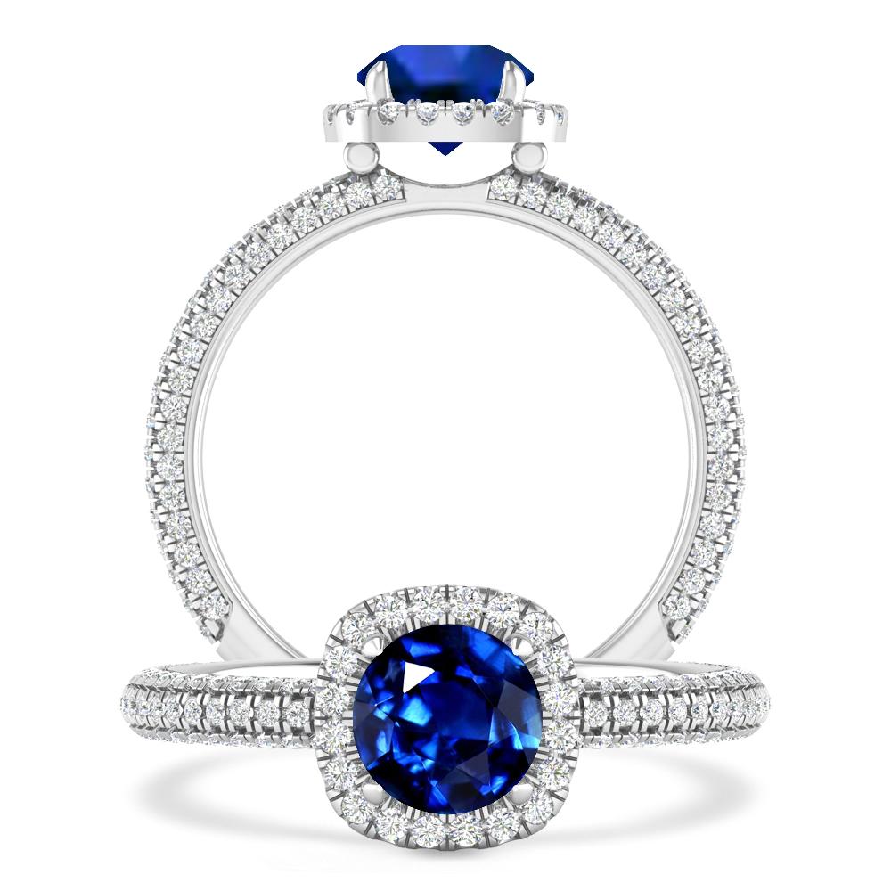 White Gold - Sapphire