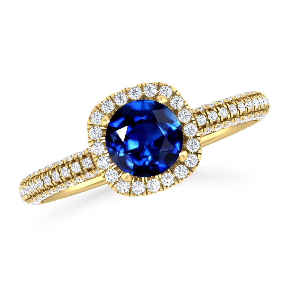 Yellow Gold - Sapphire