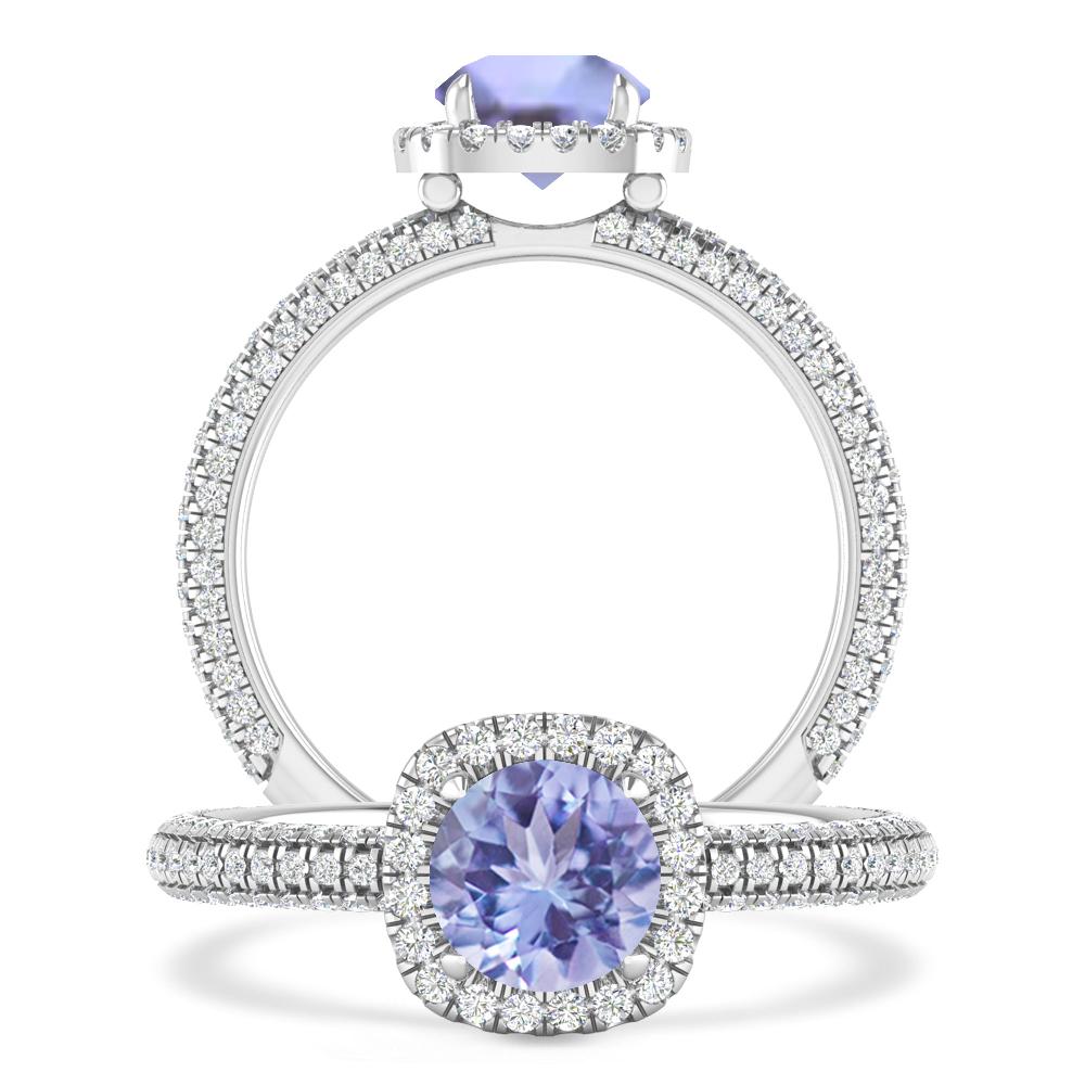 White Gold - Tanzanite