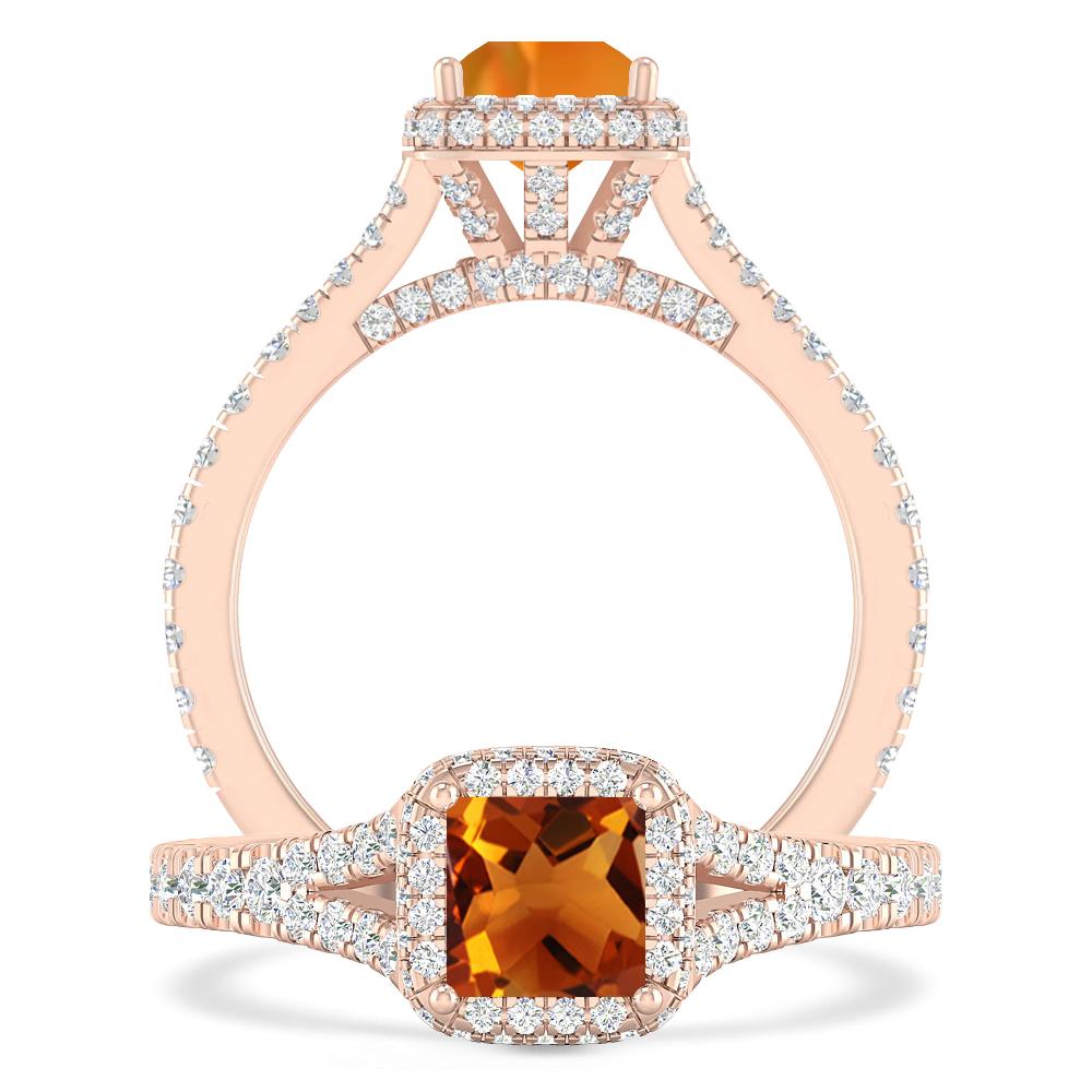 Rose Gold - Citrine