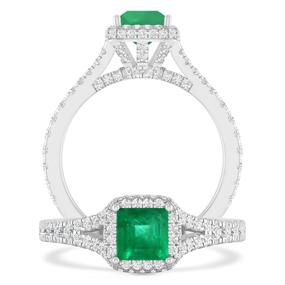 White Gold - Emerald