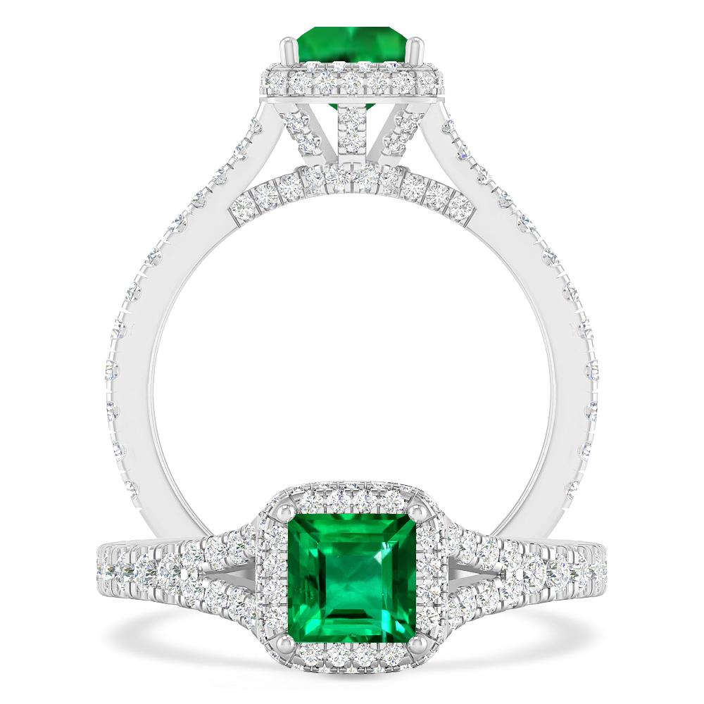 White Gold - Emerald