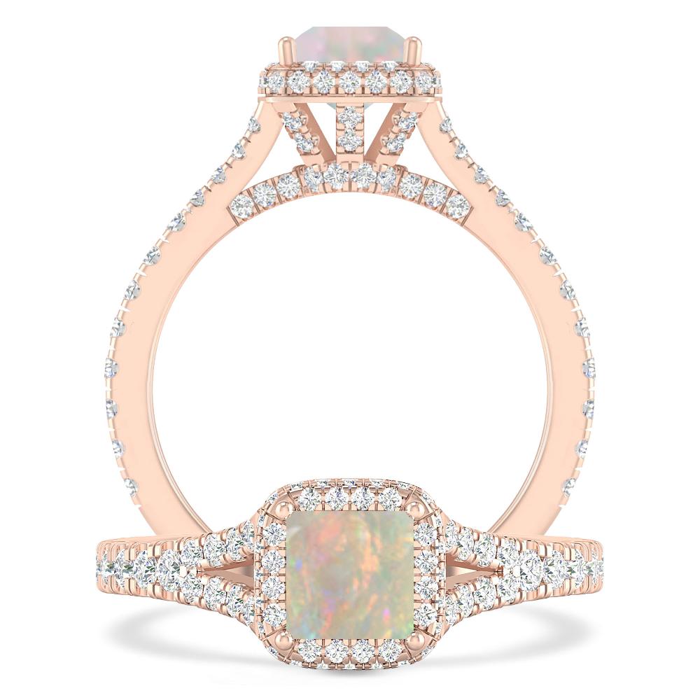 Rose Gold - Opal