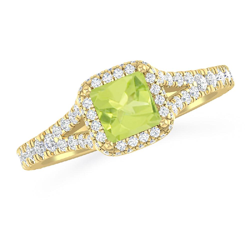 Yellow Gold - Peridot