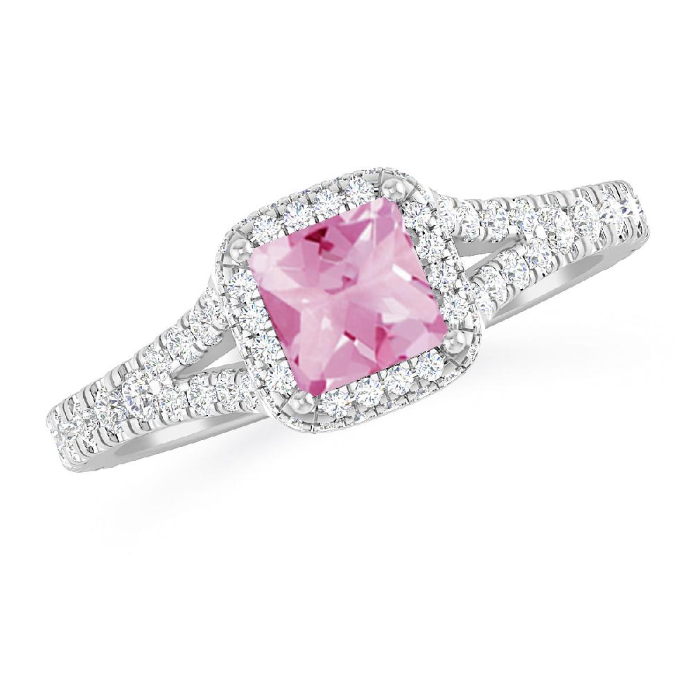 White Gold - Pink Tourmaline