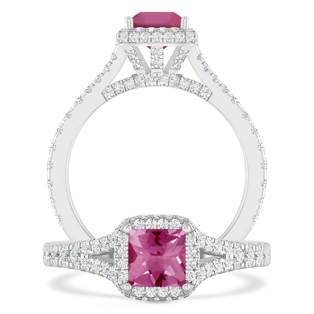 White Gold - Pink Tourmaline