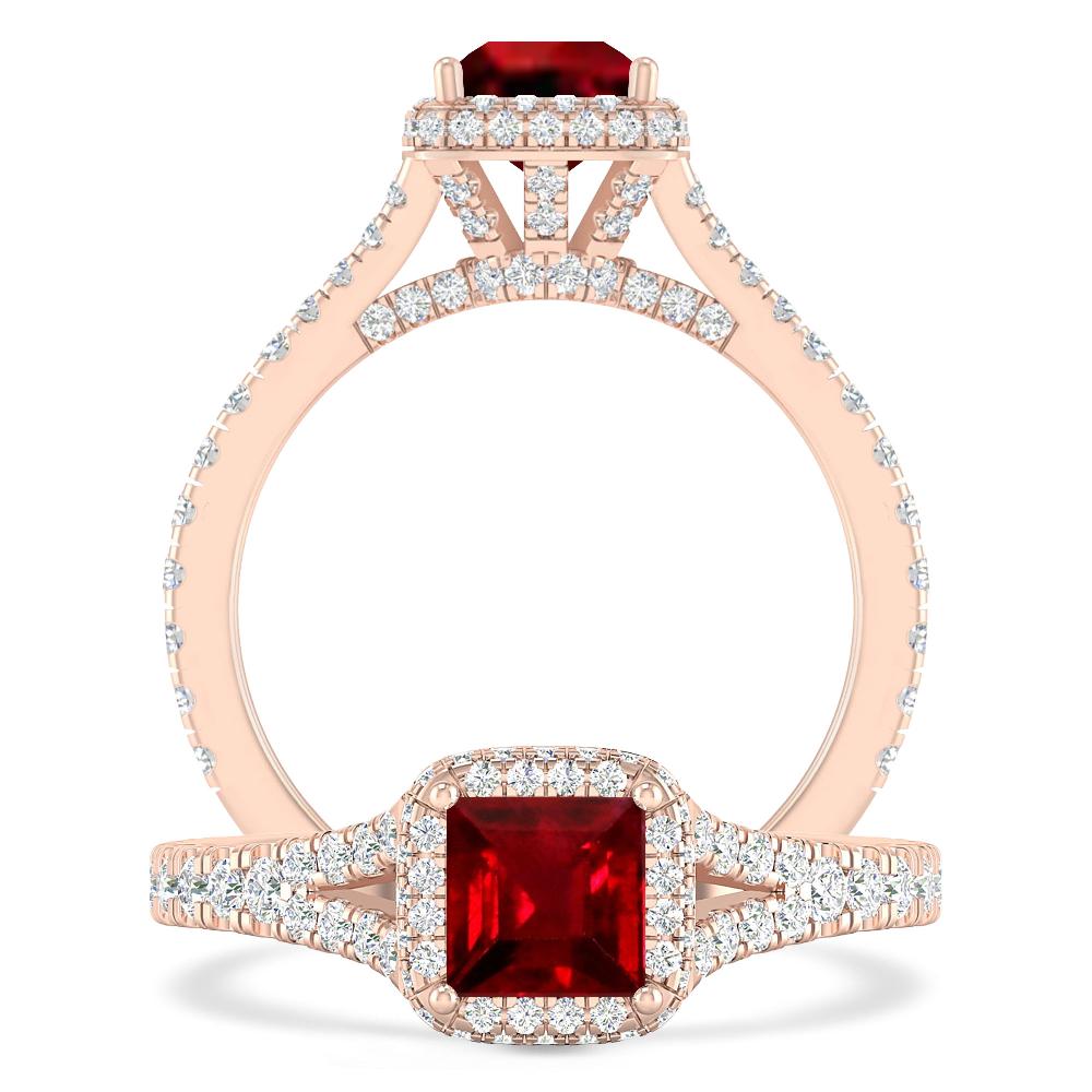 Rose Gold - Ruby