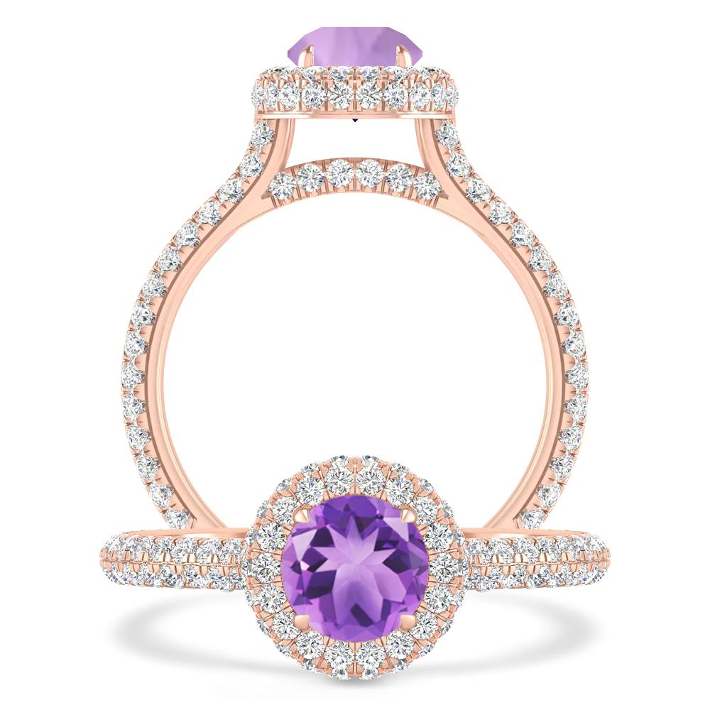 Rose Gold - Amethyst