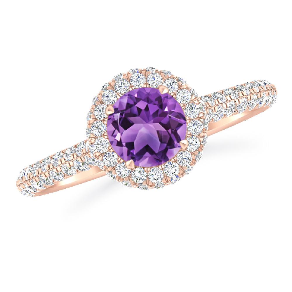 Rose Gold - Amethyst