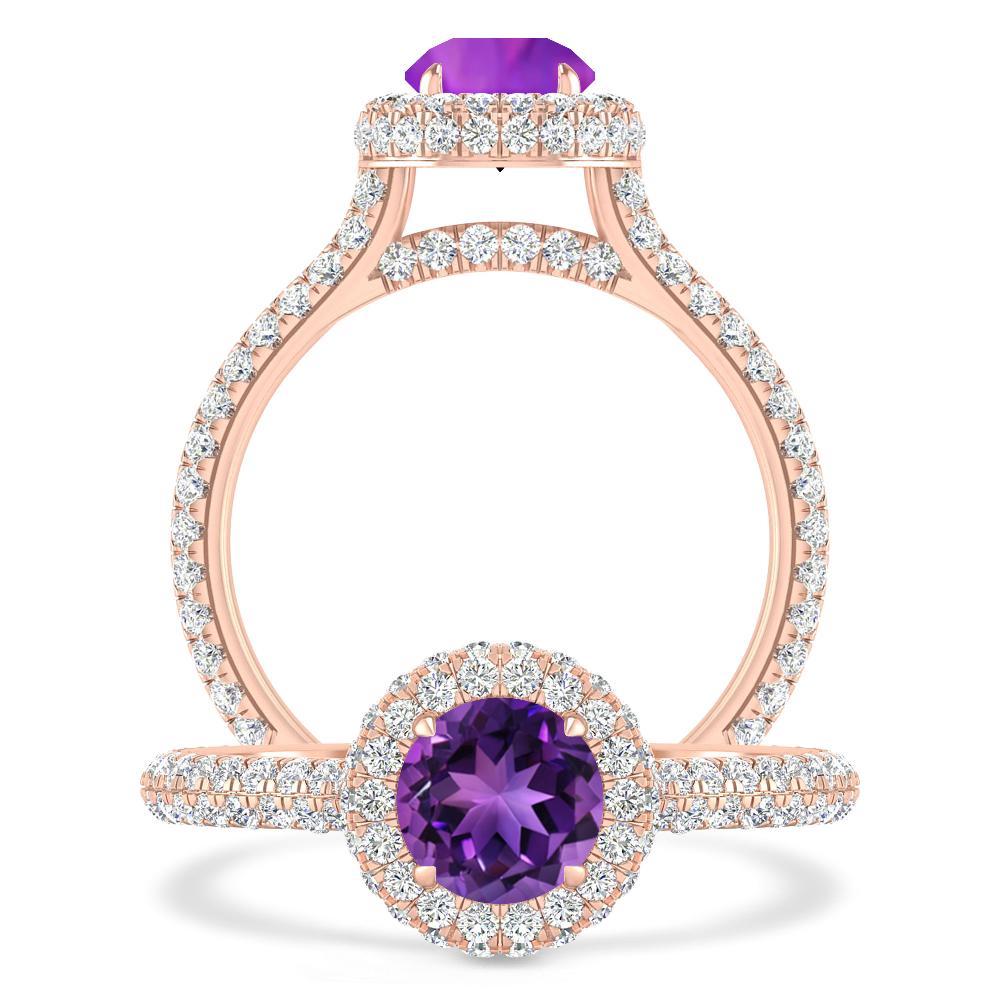 Rose Gold - Amethyst