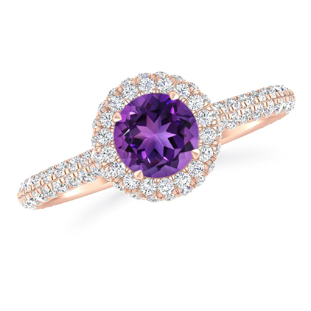 Rose Gold - Amethyst