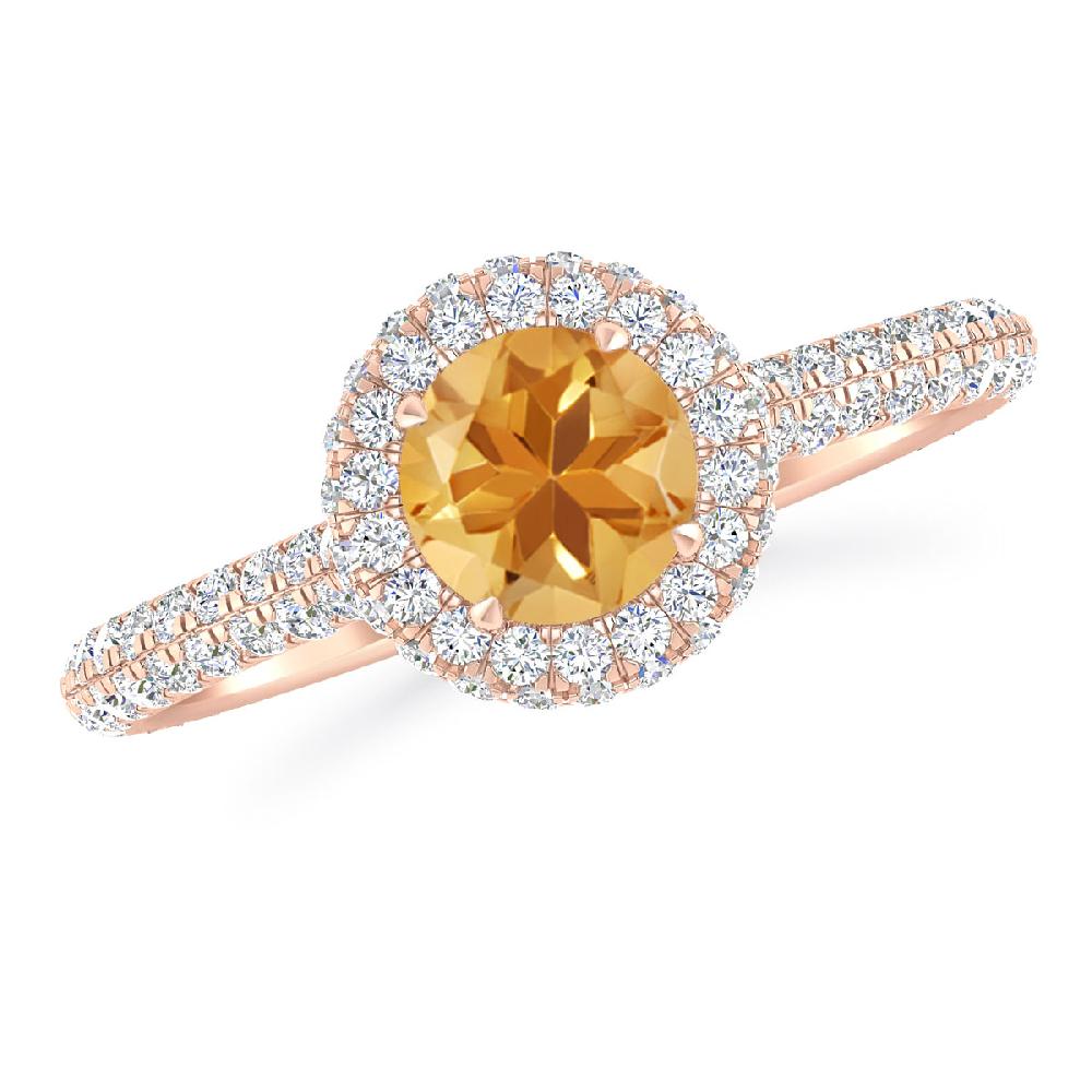 Rose Gold - Citrine