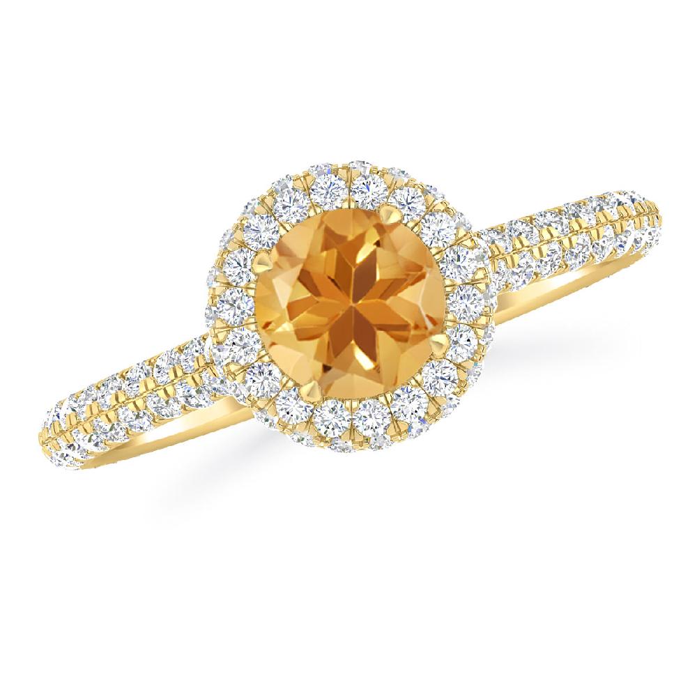 Yellow Gold - Citrine