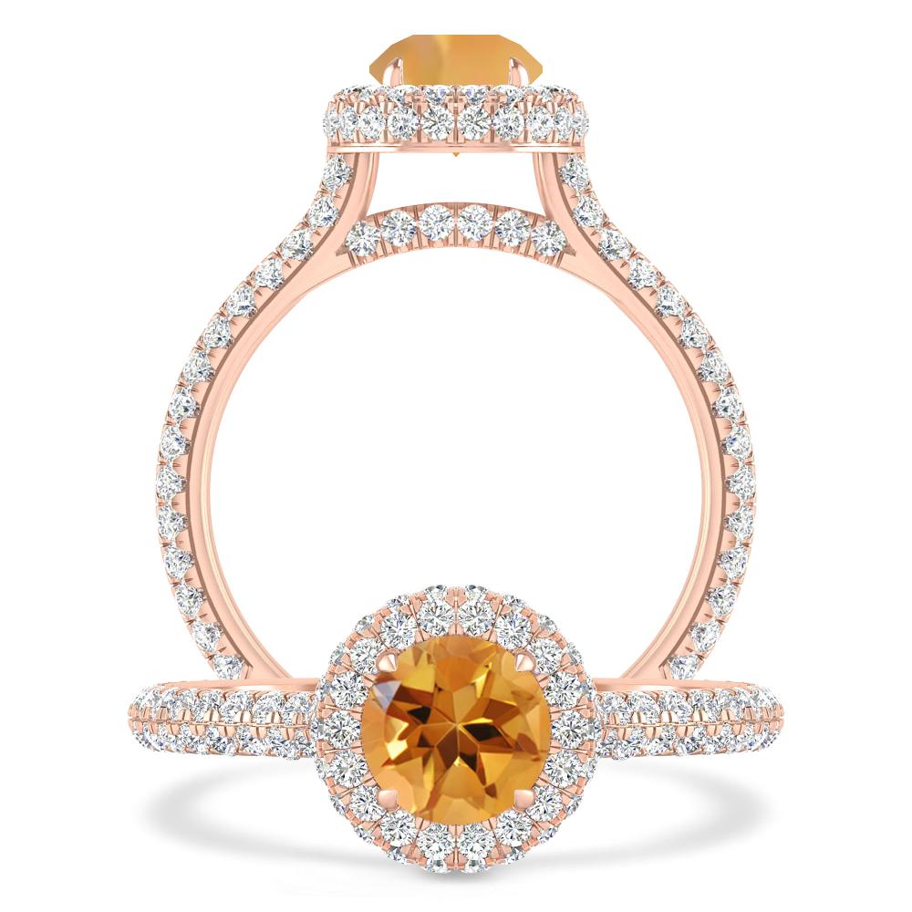 Rose Gold - Citrine