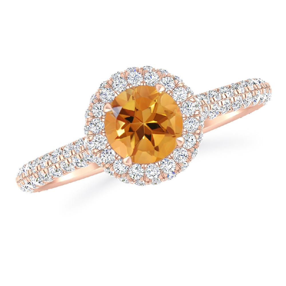 Rose Gold - Citrine