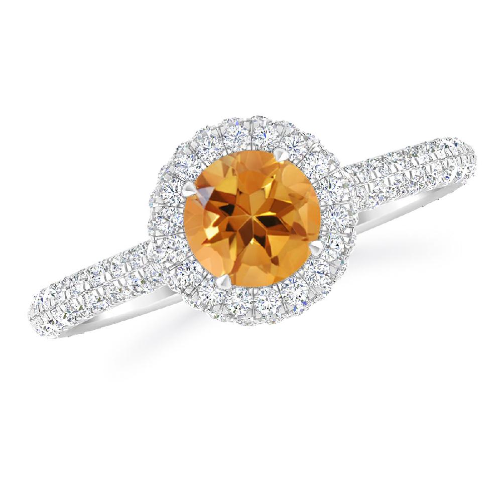 White Gold - Citrine