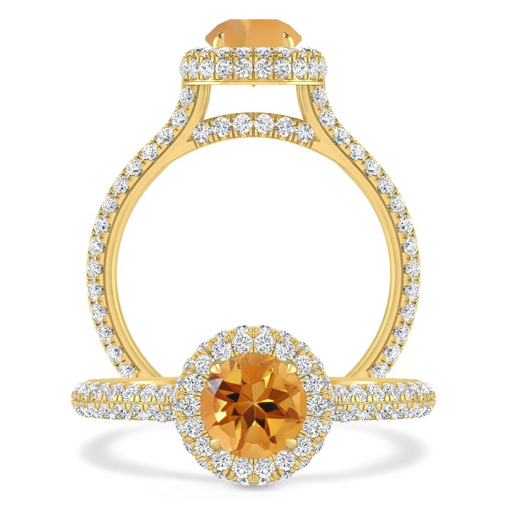 Yellow Gold - Citrine