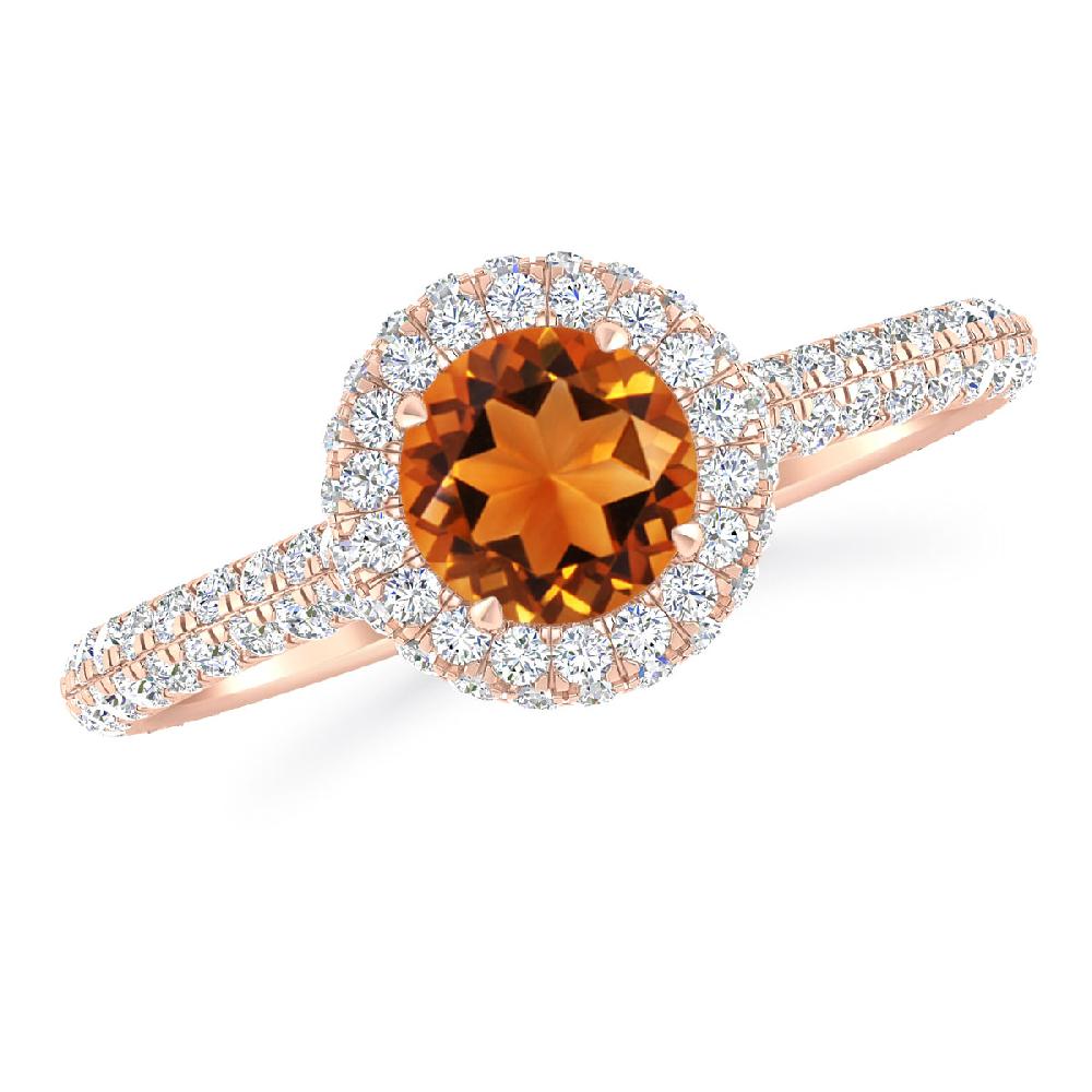 Rose Gold - Citrine