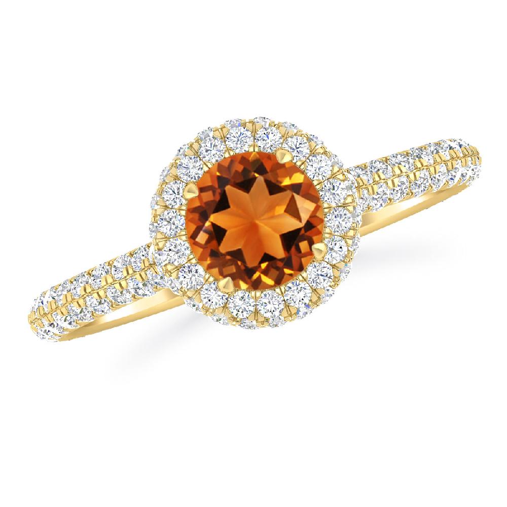 Yellow Gold - Citrine