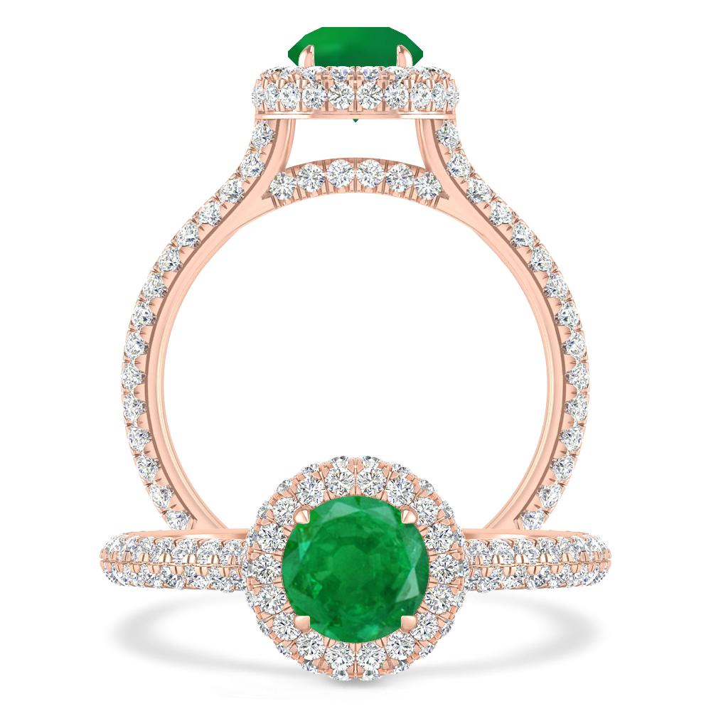 Rose Gold - Emerald