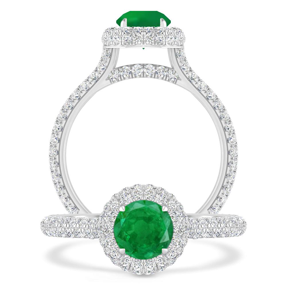 White Gold - Emerald