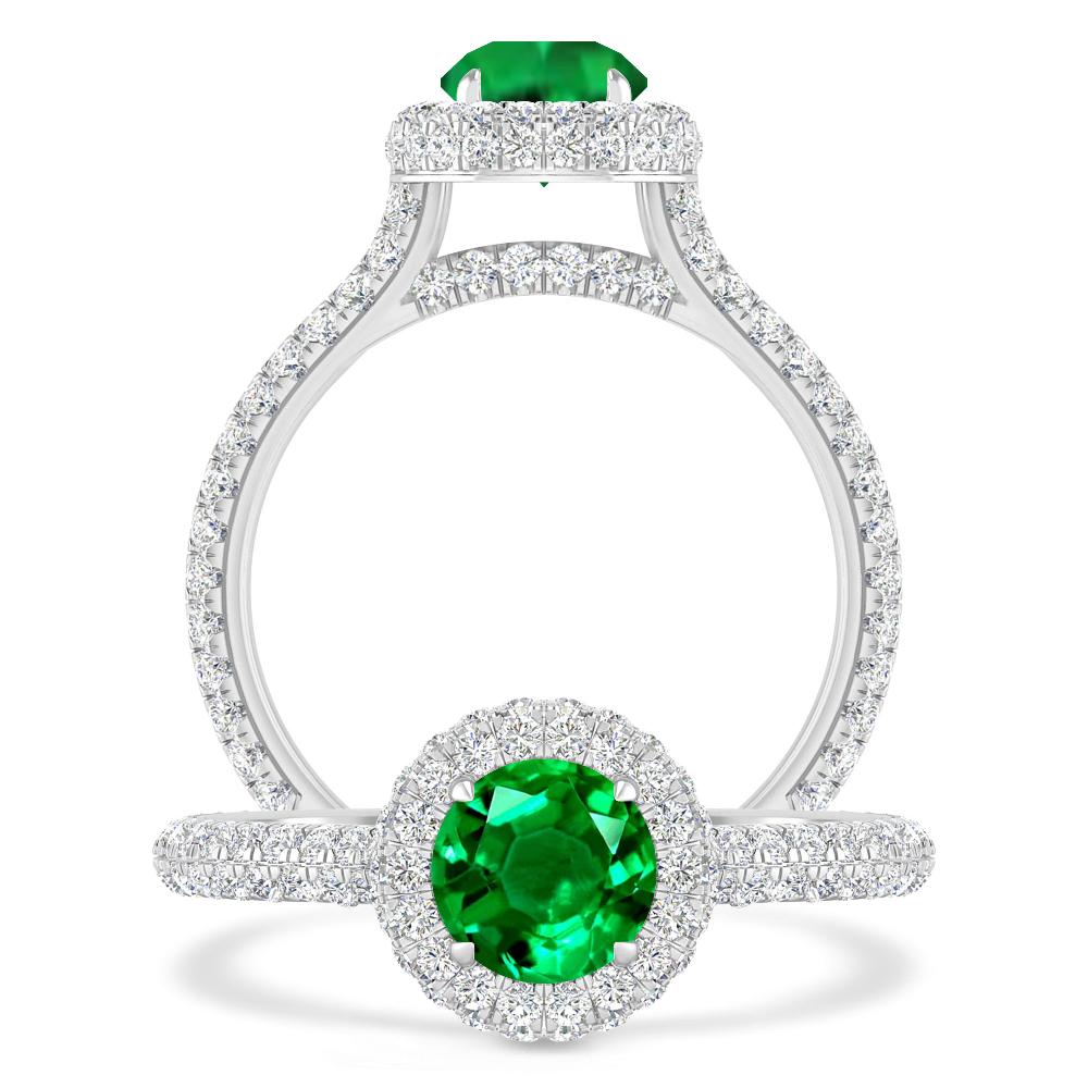 White Gold - Emerald