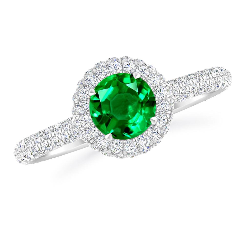 White Gold - Emerald