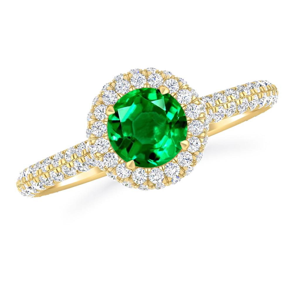 Yellow Gold - Emerald