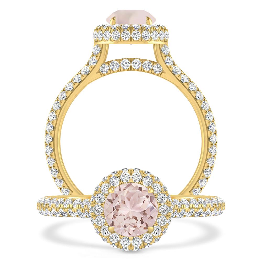 Yellow Gold - Morganite