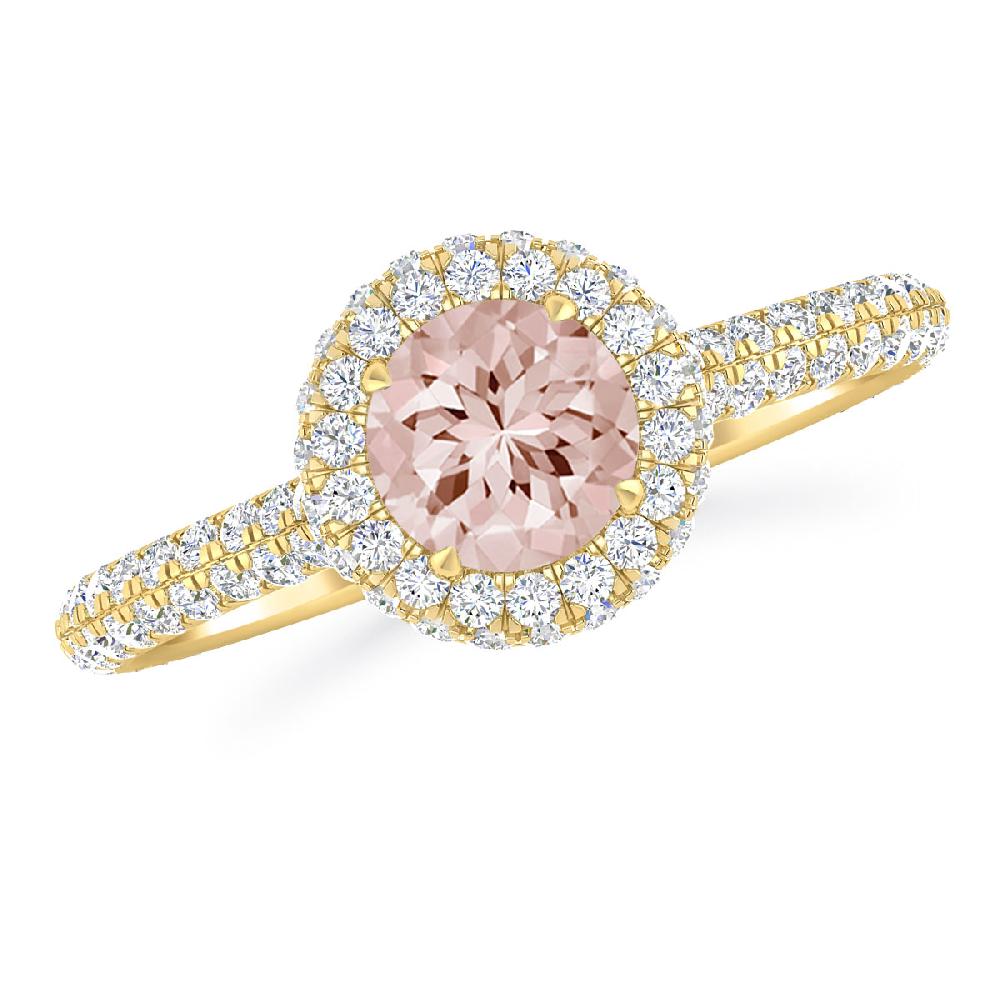 Yellow Gold - Morganite