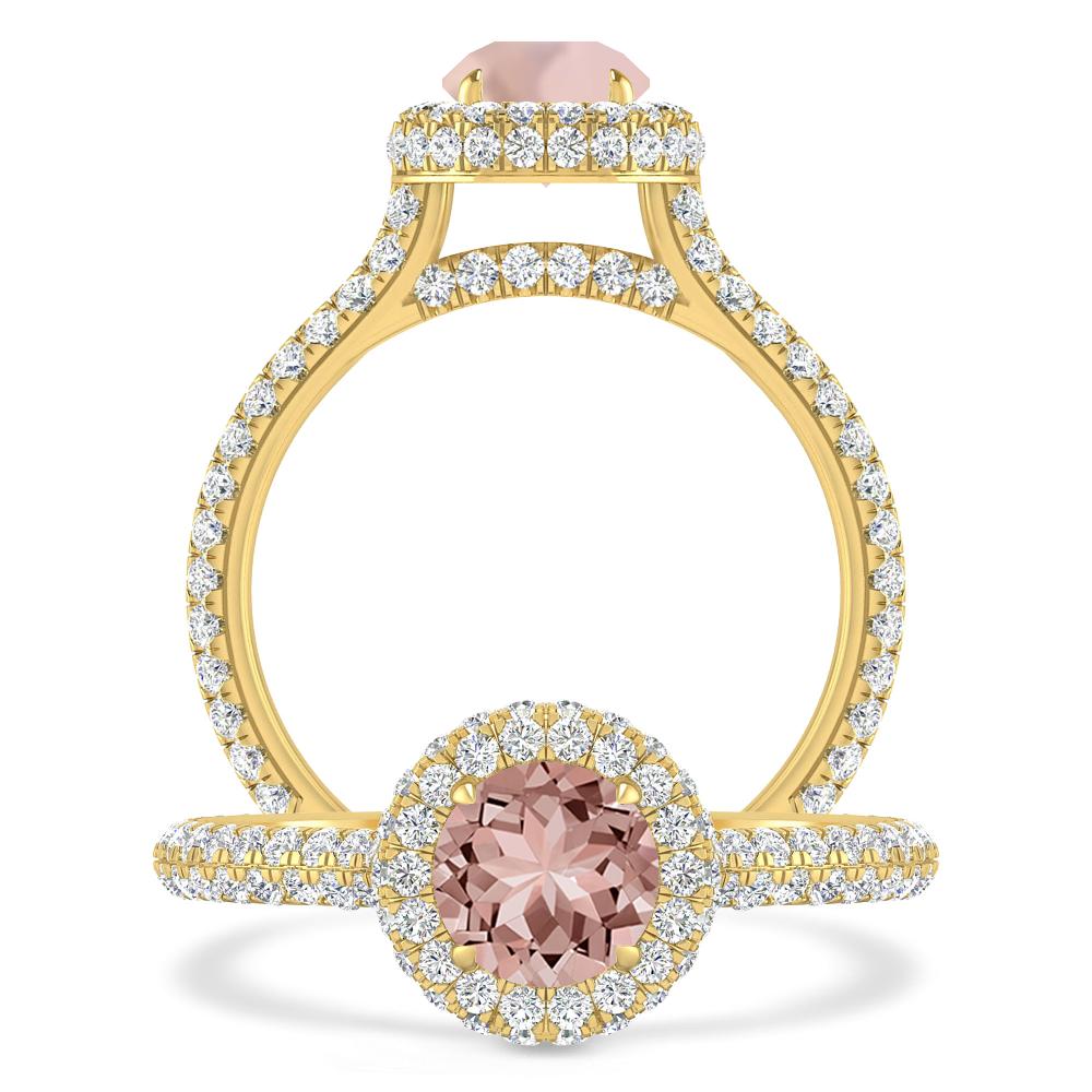 Yellow Gold - Morganite