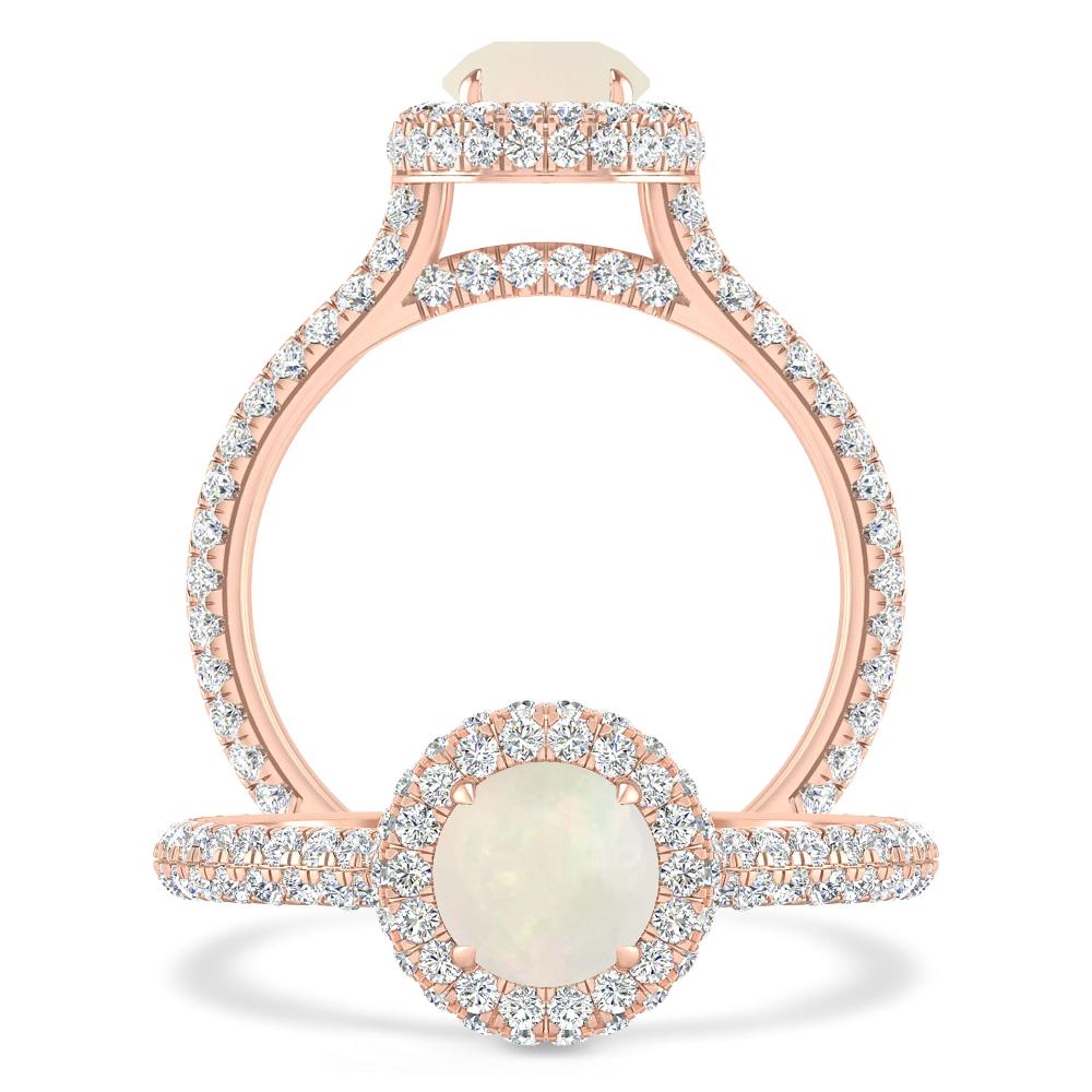 Rose Gold - Opal