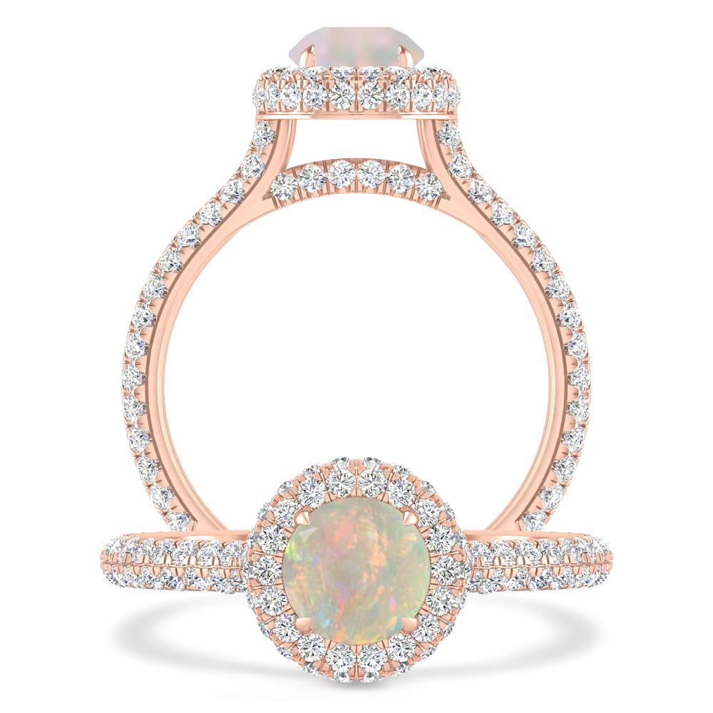 Rose Gold - Opal