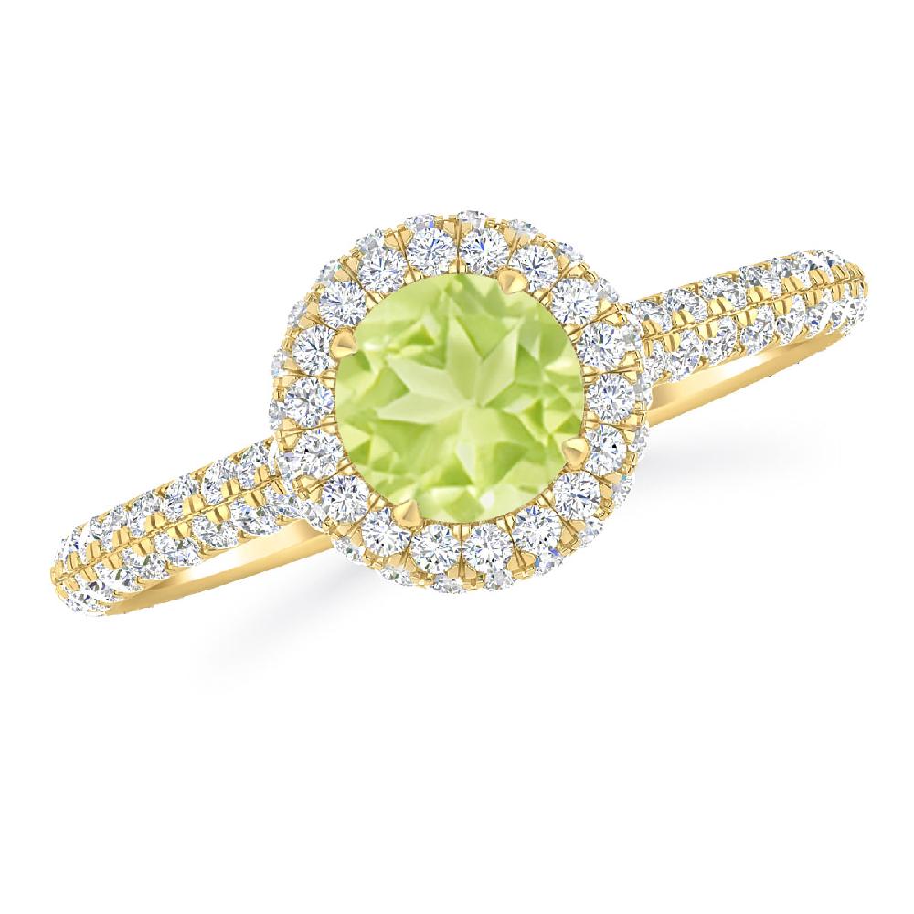 Yellow Gold - Peridot