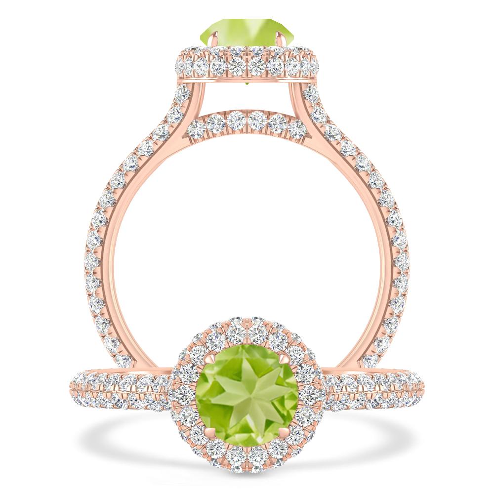 Rose Gold - Peridot